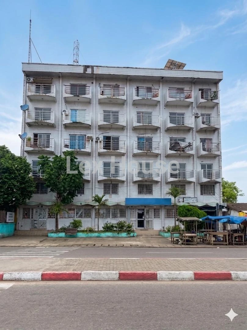 5 Room Office Space with Reception and 6 Balconies for Rent in Diedo, Douala
